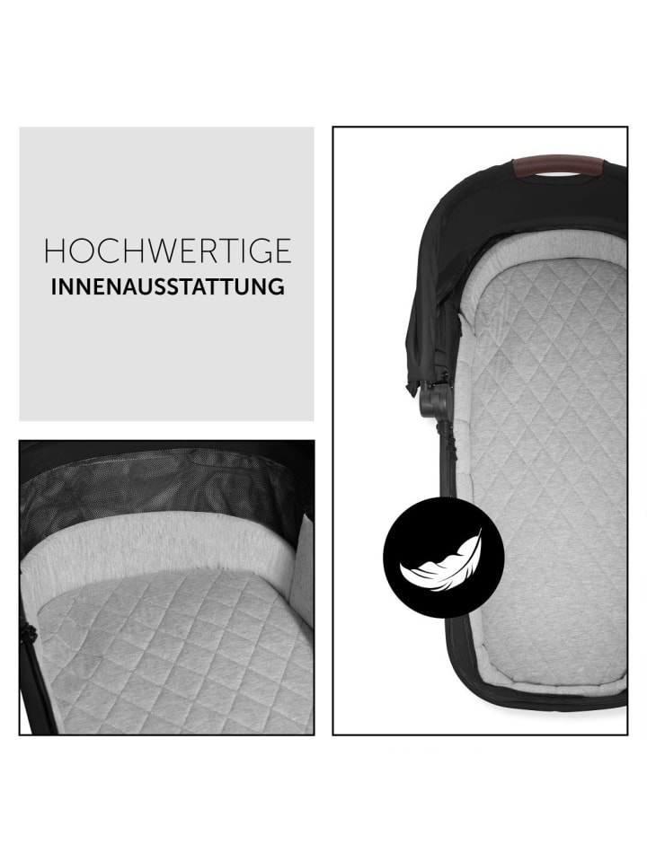 Hauck Faltbare Babywanne (Carrycot) für Walk N Care Kinderwagen in schwarz günstig kaufen onesize