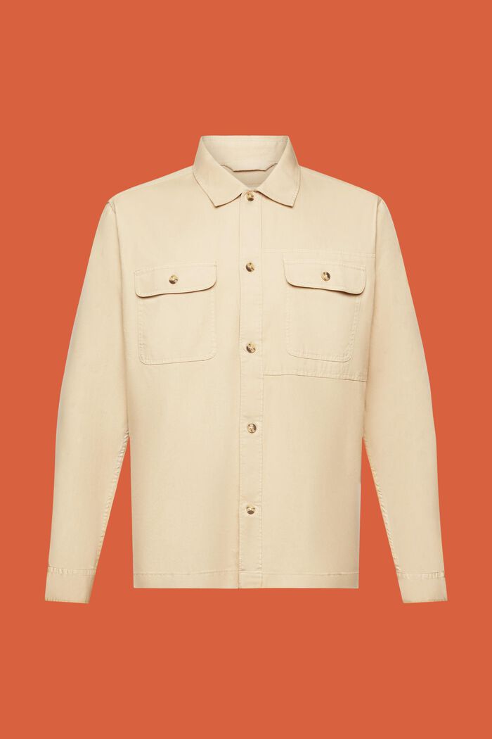 Twill-Overshirt, 100 % Baumwolle