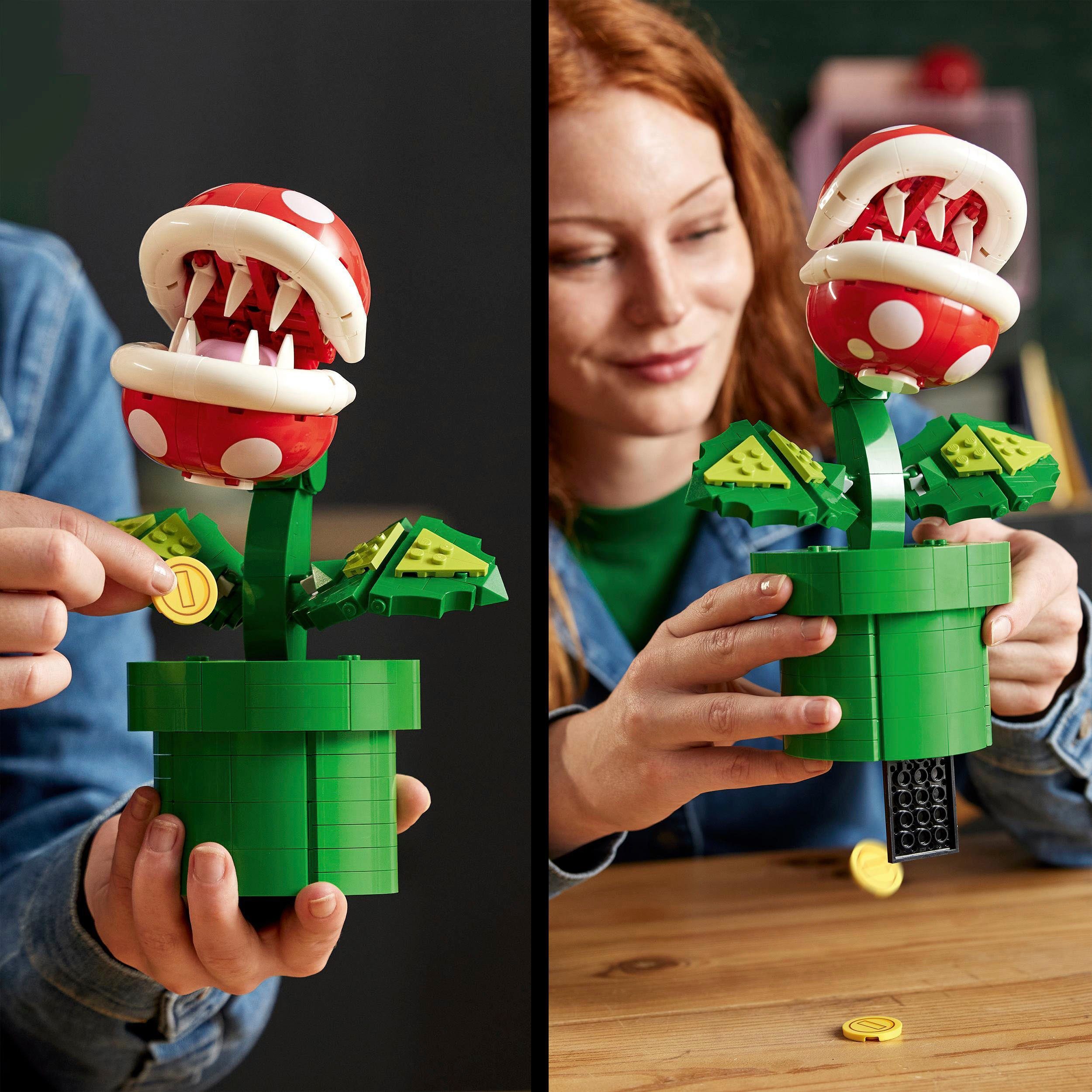 LEGO® Konstruktionsspielsteine Piranha-Pflanze (71426), LEGO® Super Mario, (540 St), Made in Europe