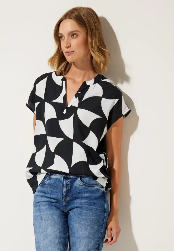 Street One Blusenshirt in Unifarbe
