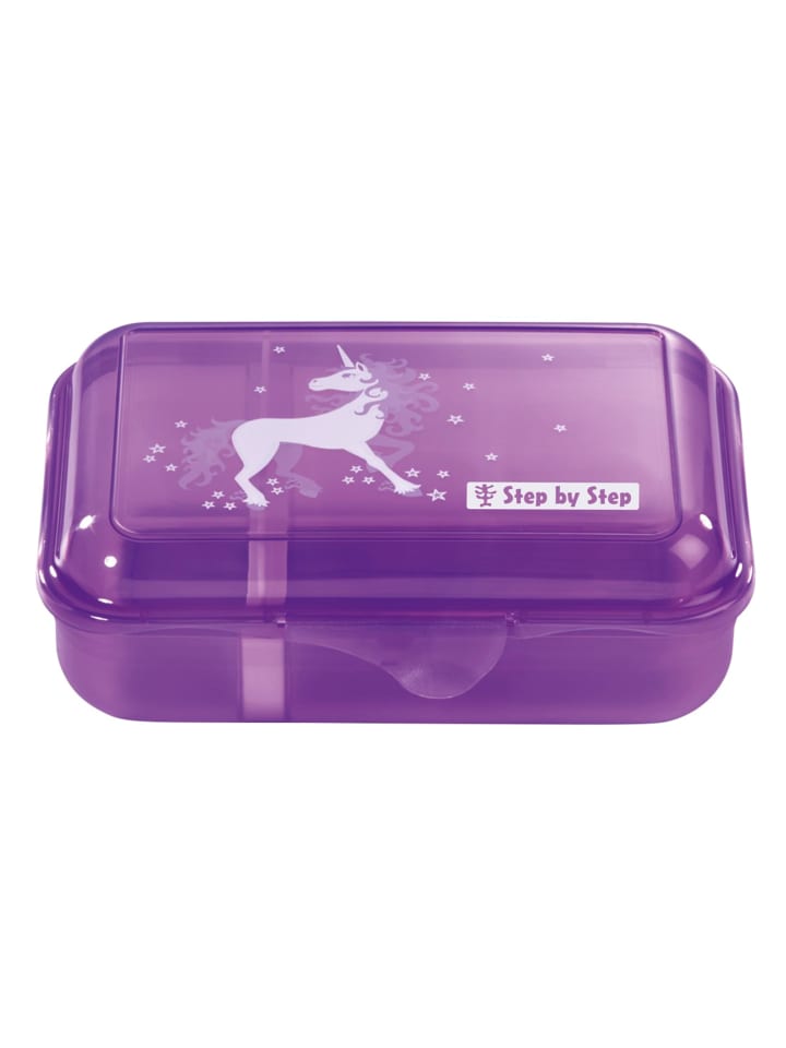 Step by Step Brotzeitbox, mit Klickverschluss in Unicorn Nuala, Lila günstig kaufen onesize