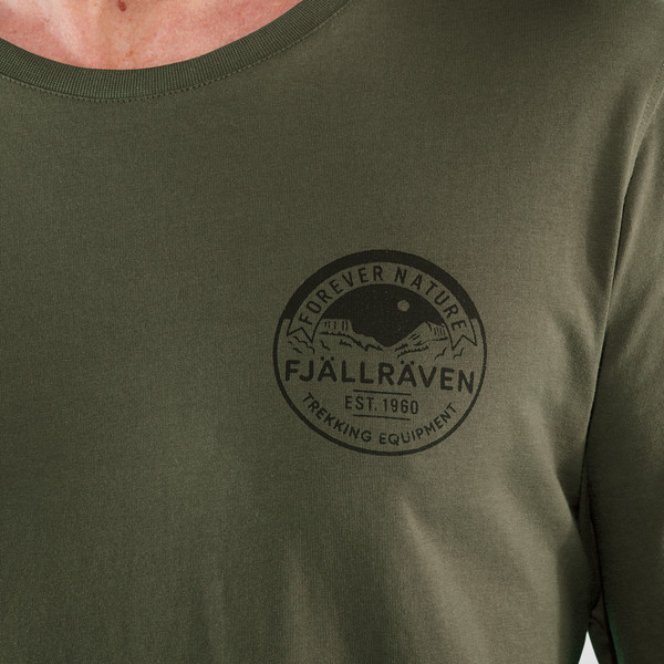 FOREVER NATURE BADGE LS M Herren - Langarmshirt