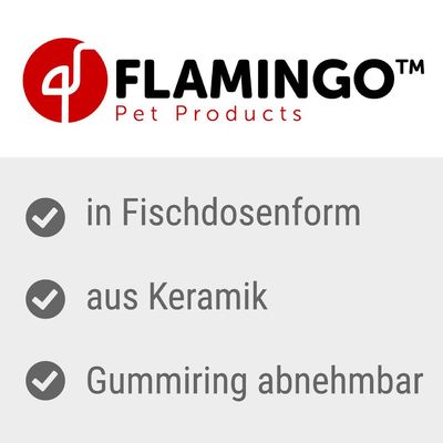 Flamingo Keramiknapf Katze Auri