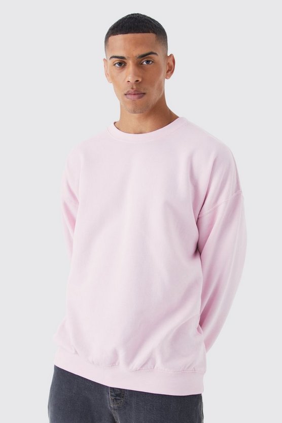 Oversize Sweatshirt mit Herz-Print