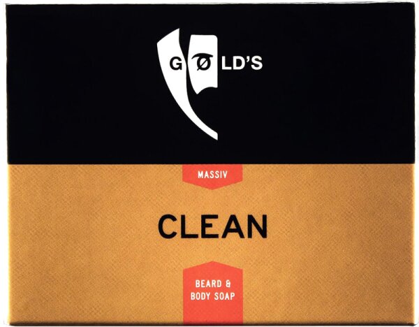 Gøld's Massiv Clean Beard & Body Soap Stückseife