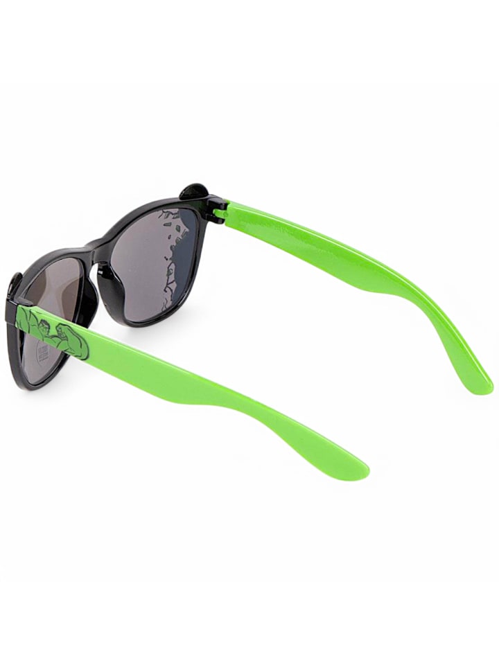 Avengers Sonnenbrille mit  Spiegeleffekt Marvel Hulk in Schwarz günstig kaufen onesize