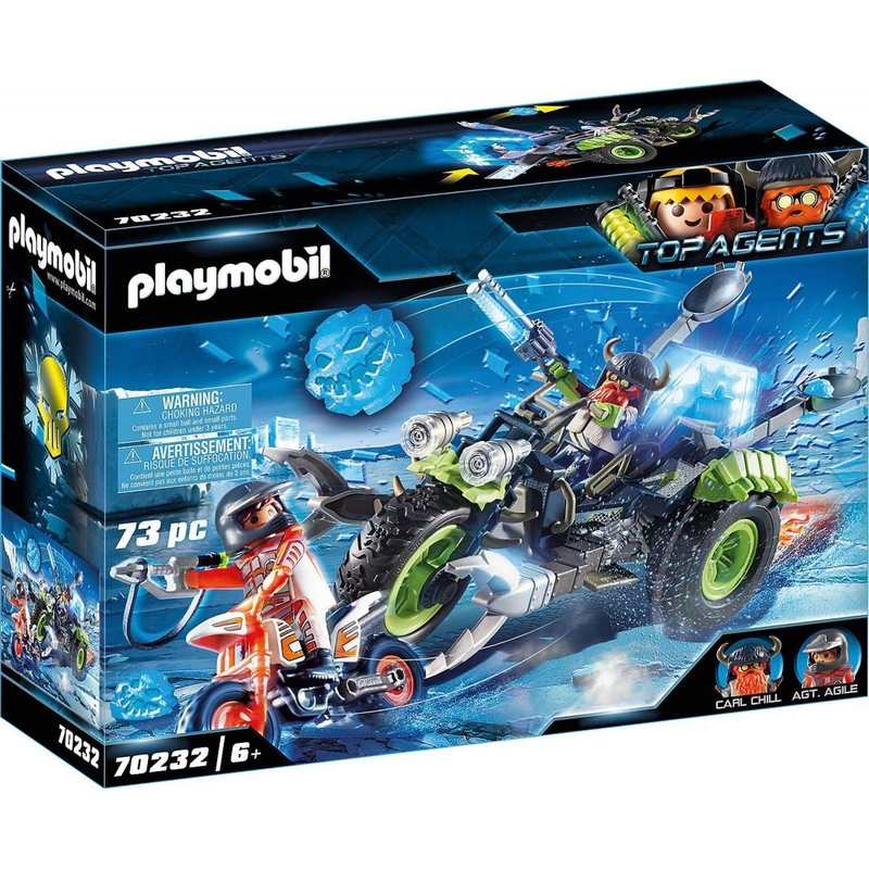 70232 Moto des neiges des Rebelles arctiques, Playmobil Top Agents