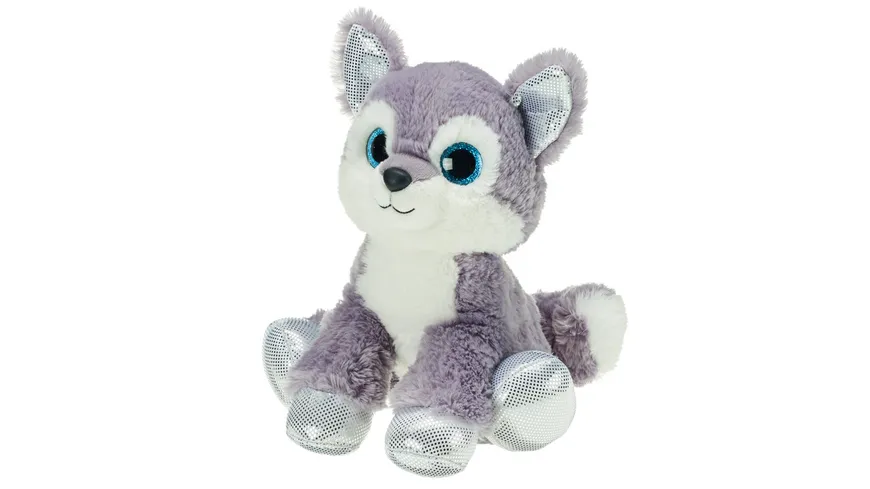 Müller - Toy Place - Sparkle Tales - Plüschtier Husky, 30 cm
