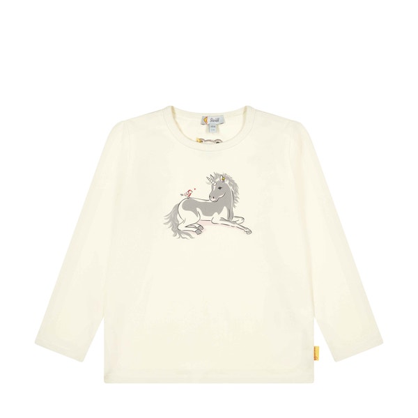 T-Shirt langarm, beige für Mädchen