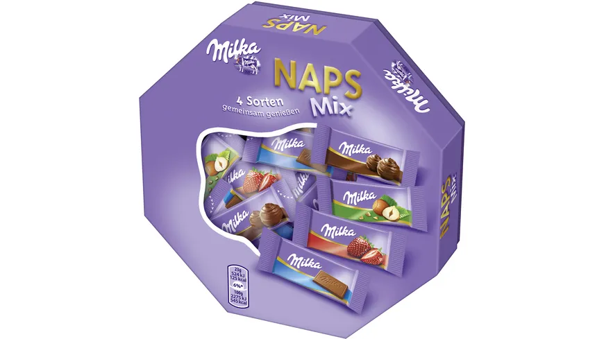 Milka Naps Schoko Stücke Mix 138 g