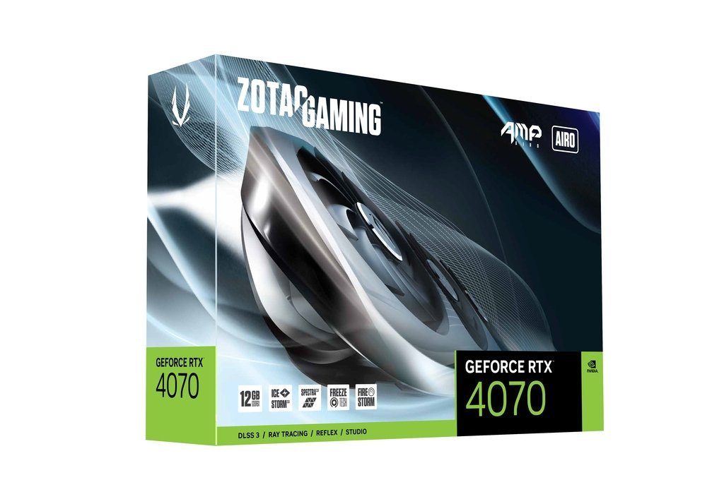 Zotac GEFORCE RTX 4070 AMP AIRO Grafikkarte (12 GB, GDDR6X)