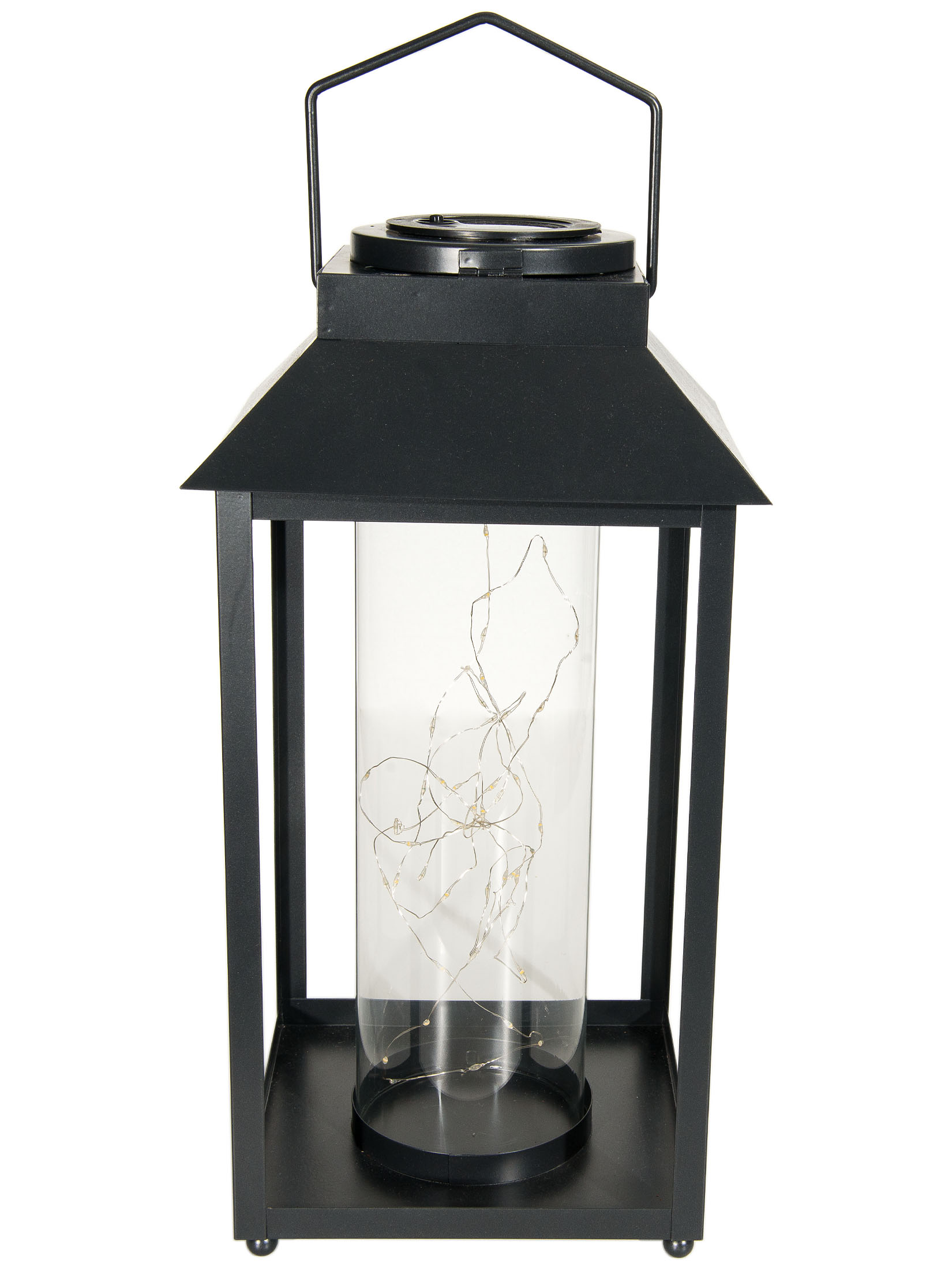 Inesio Outdoor-Solarleuchte, Schwarz