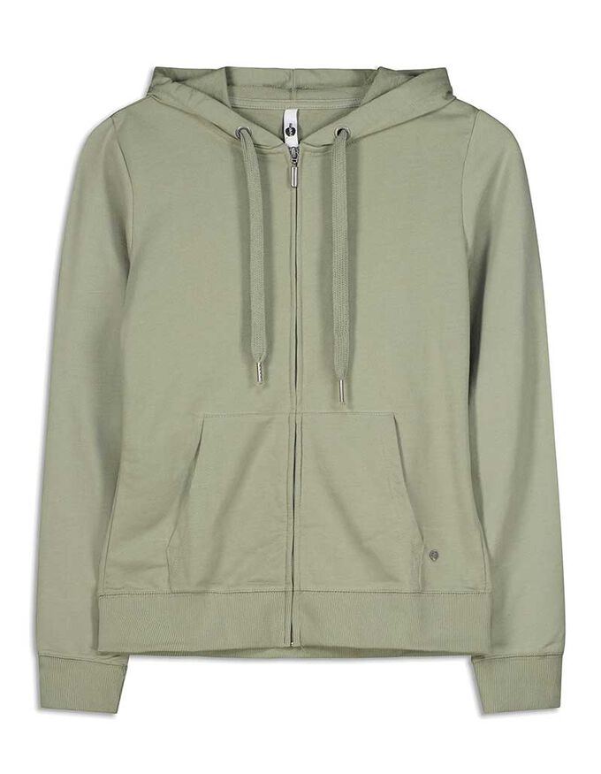 Sweatjacke - Kapuze mit Tunnelzug