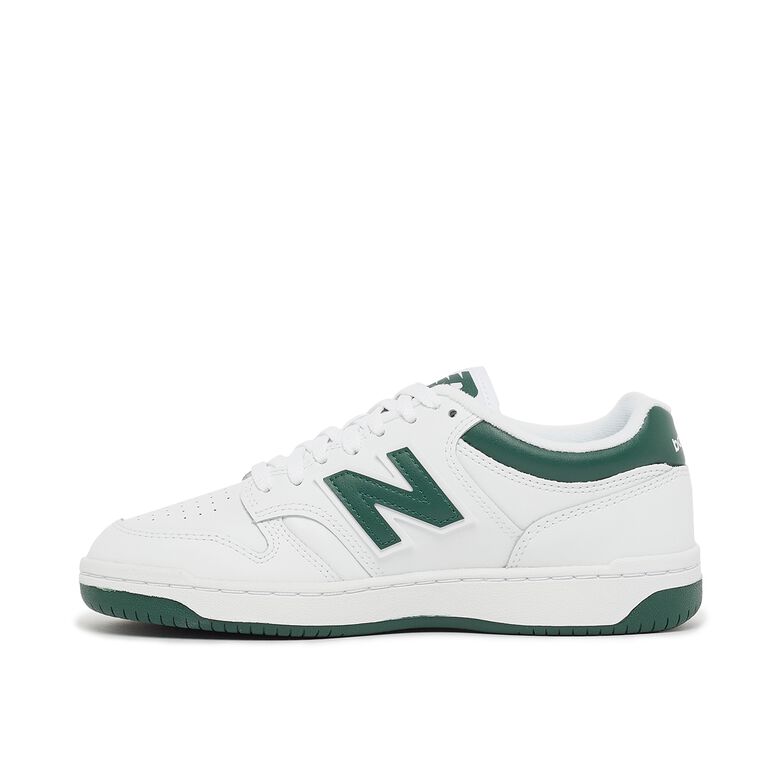 New Balance Wmns BB480LNG White/nightwatch green/light aluminum