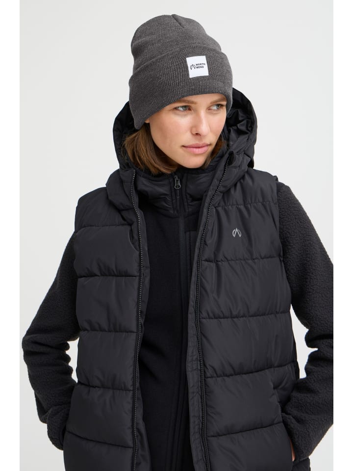 North Bend Strickmütze NBLou U 203689MMM vielseitige und warme Mütze in grau günstig kaufen onesize