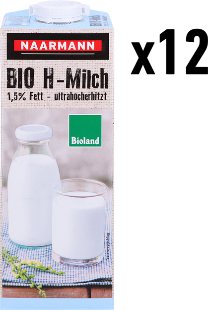 Naarmann Bio H-fettarme Milch 1,5%