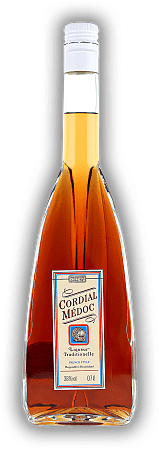 Cordial Medoc Liqueur Traditionelle French Style Cordial Medoc Liqueur Traditionelle French Style Edellikör mit Weinbrand. 0,7	 Liter - Vol 38%