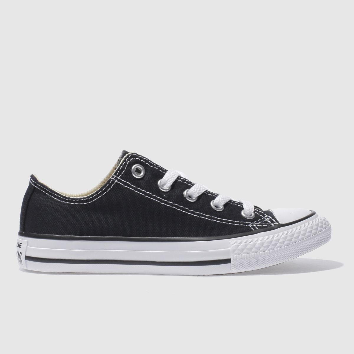 Converse svarta All Star Low Junior-sneakers