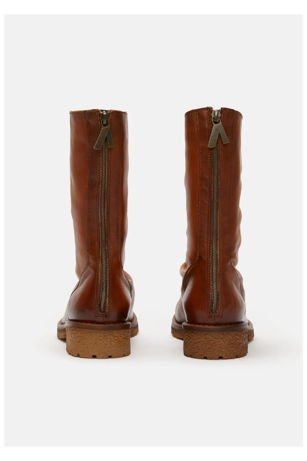 Felmini  Stiefelette - Braun - Blockabsatz