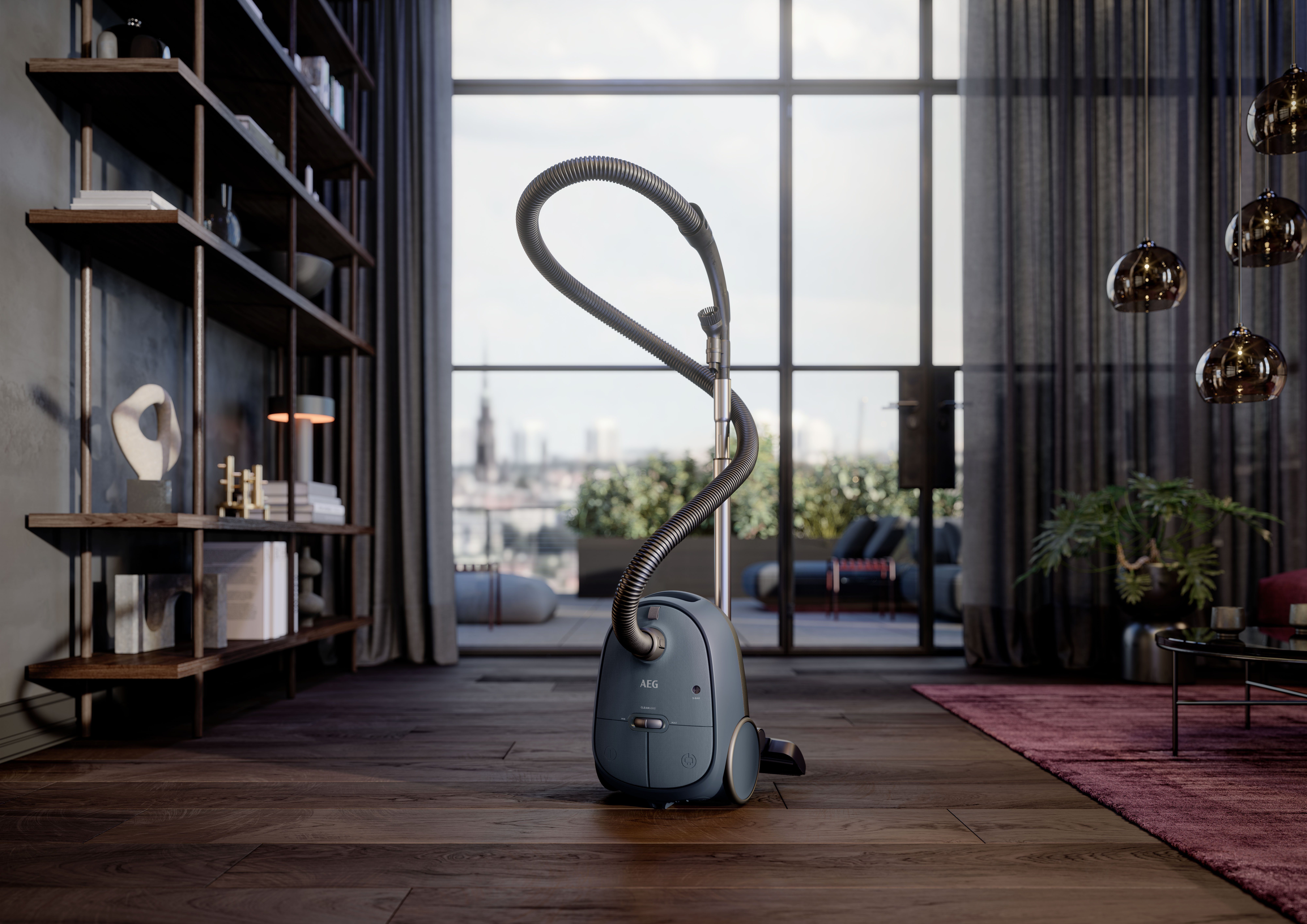 AEG Bodenstaubsauger CLEAN 6000 (AB61C2DB), 850 W, mit Beutel, hohe Saugleistung, inkl. Zusatzdüsen, 50 % Recyclingkunststoff