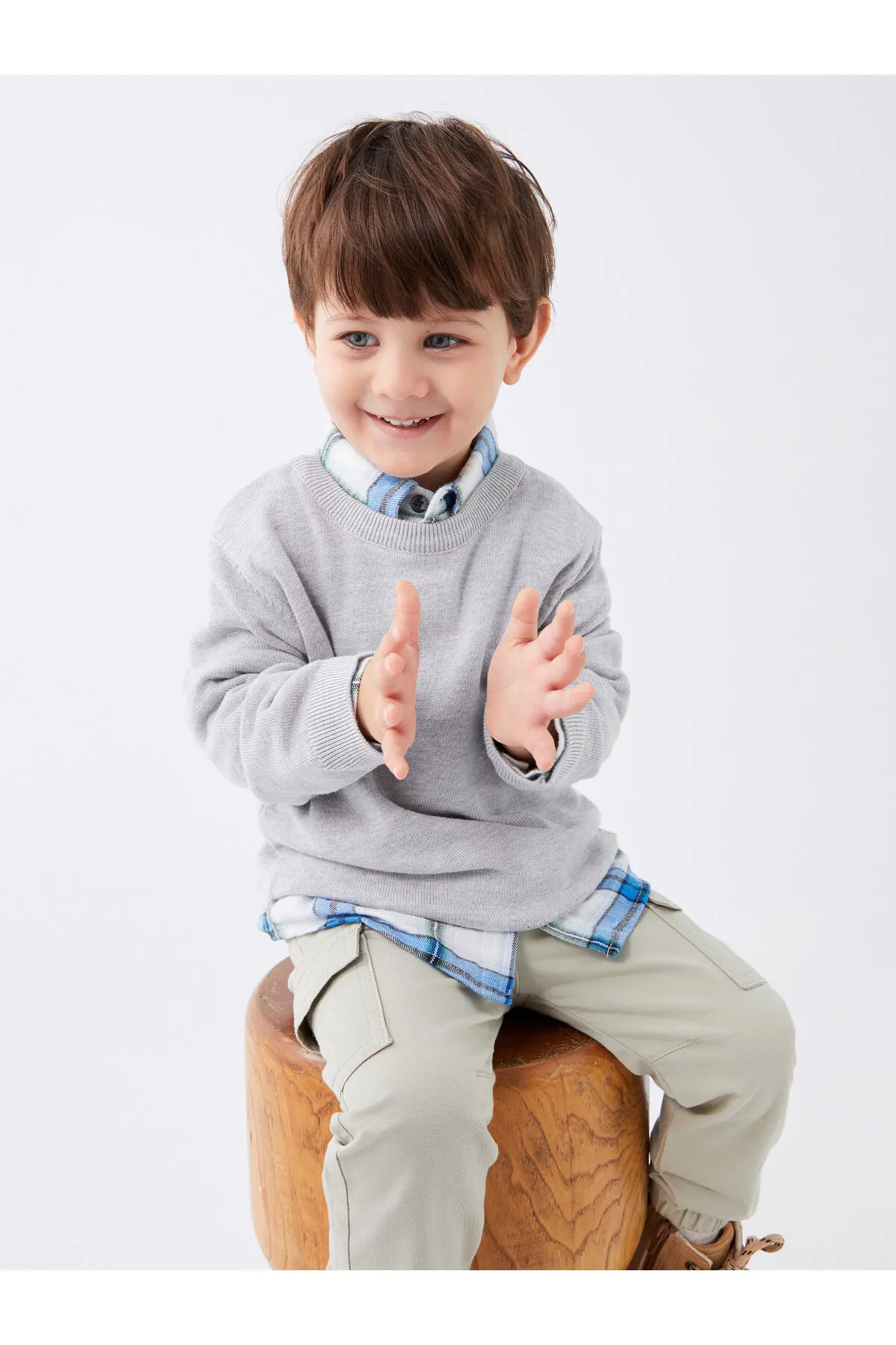 LC Waikiki  Pullover - Grau - Regular Fit