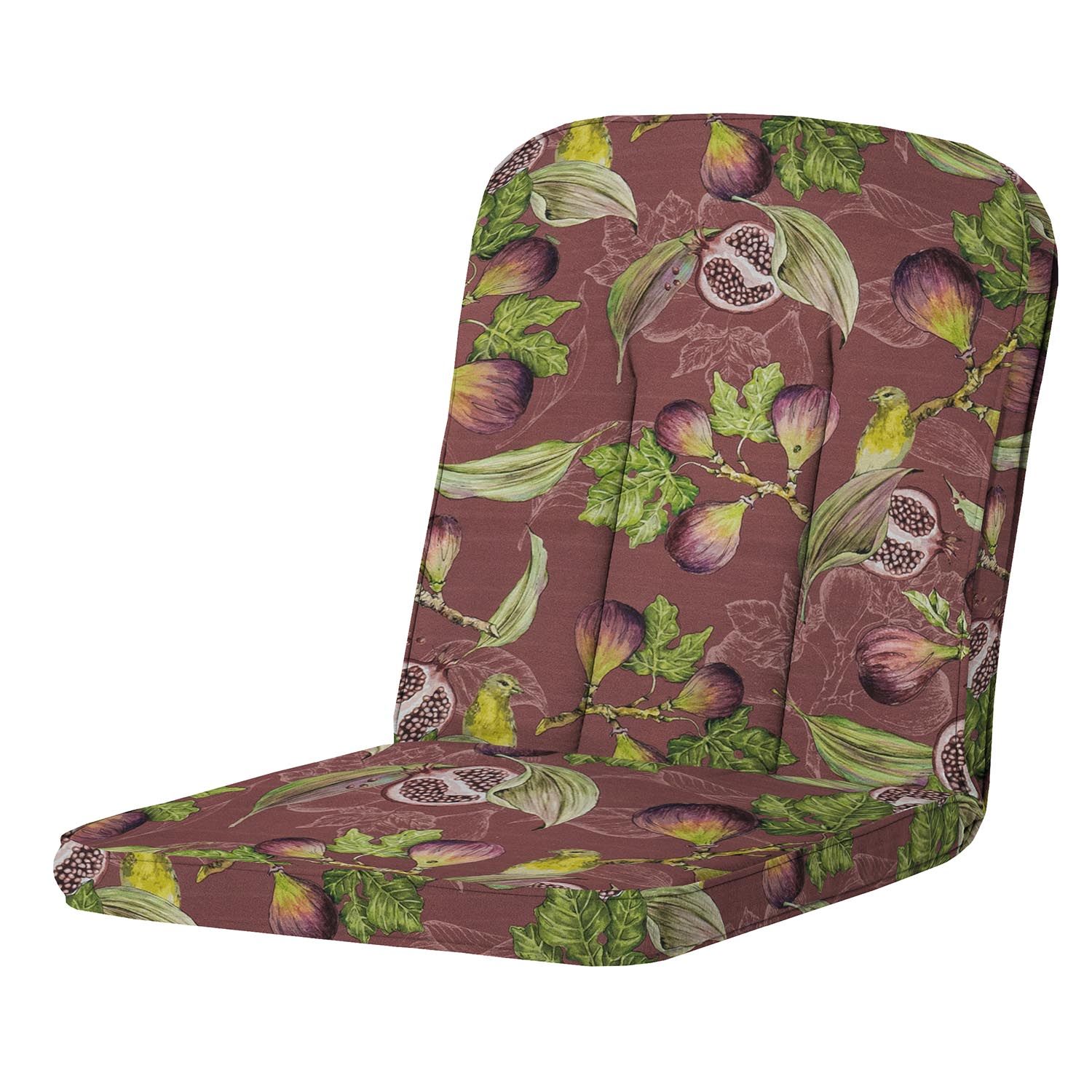 Madison Jasmine Burgund 94x48 Kissen für niedrige Rückenlehne