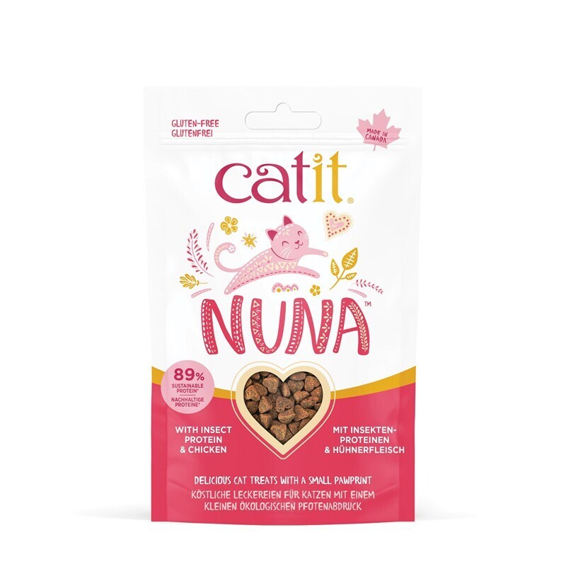 Catit Snacks Catit Nuna Treats 4x60g Insect & Hühnchen