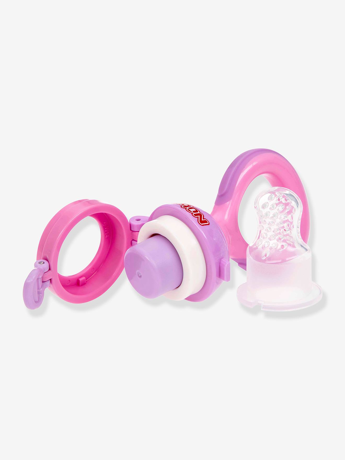Grignoteur NUBY en silicone rose