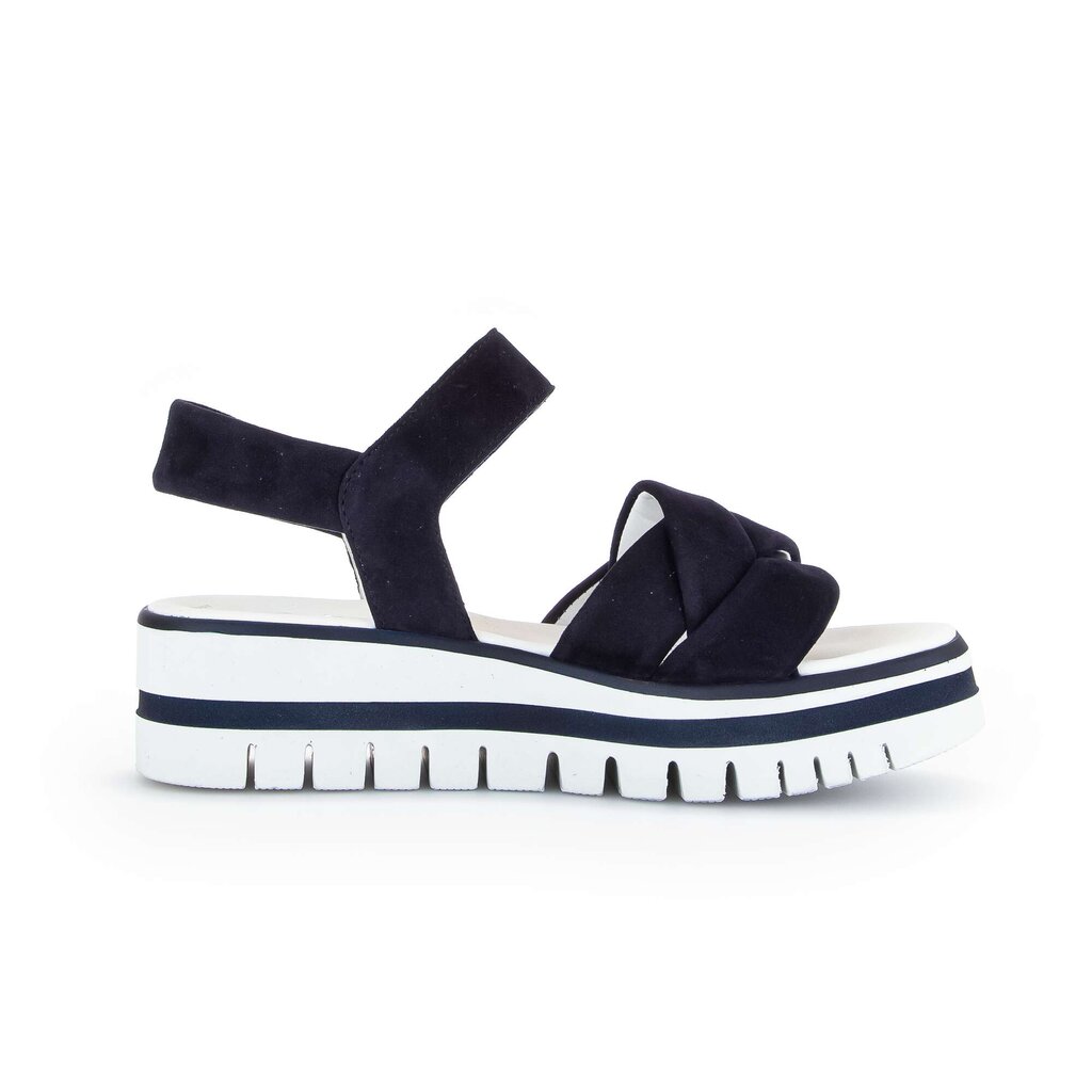 Gabor fashion Plateau Sandale blau