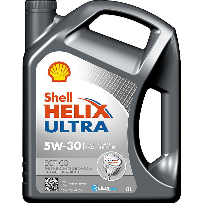 Shell Motorolje 4 l 5W-30 Shell Helix Ultra ECT C3