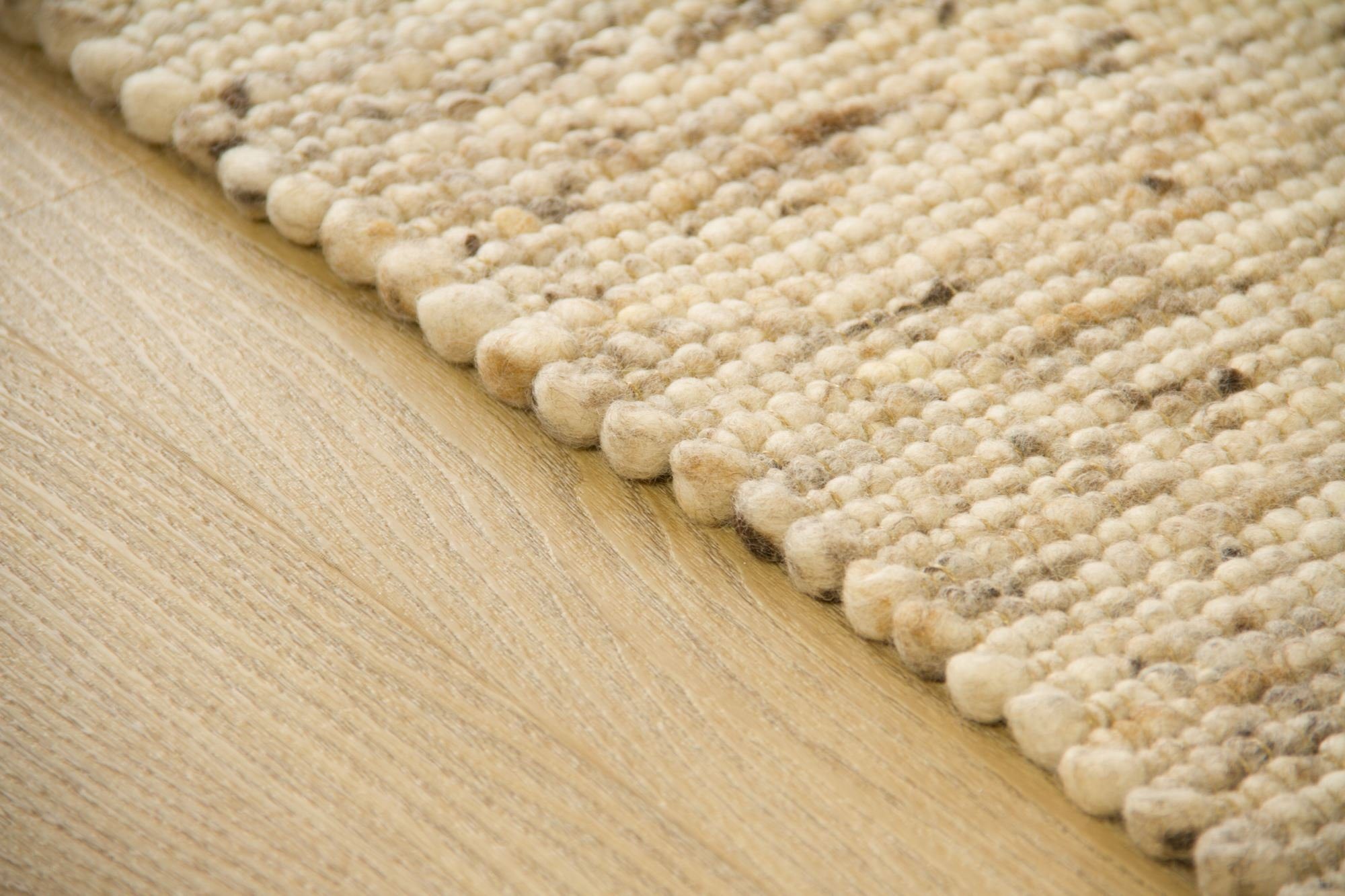 Wollteppich Murnau, Steffensmeier, Rechteckig, gewalkt, Handweb Teppich, Wohnzimmer