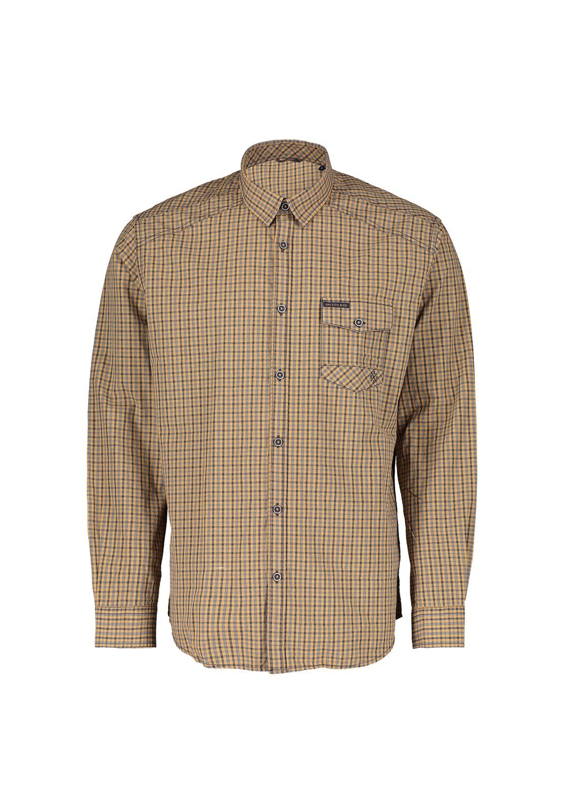 RAY Karohemd SM-21 208 0742 bone brown