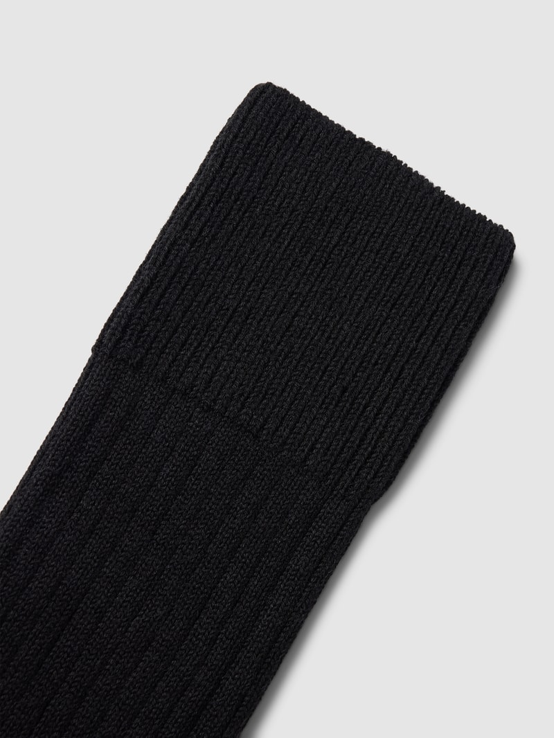 Socken mit Label-Detail in schwarz