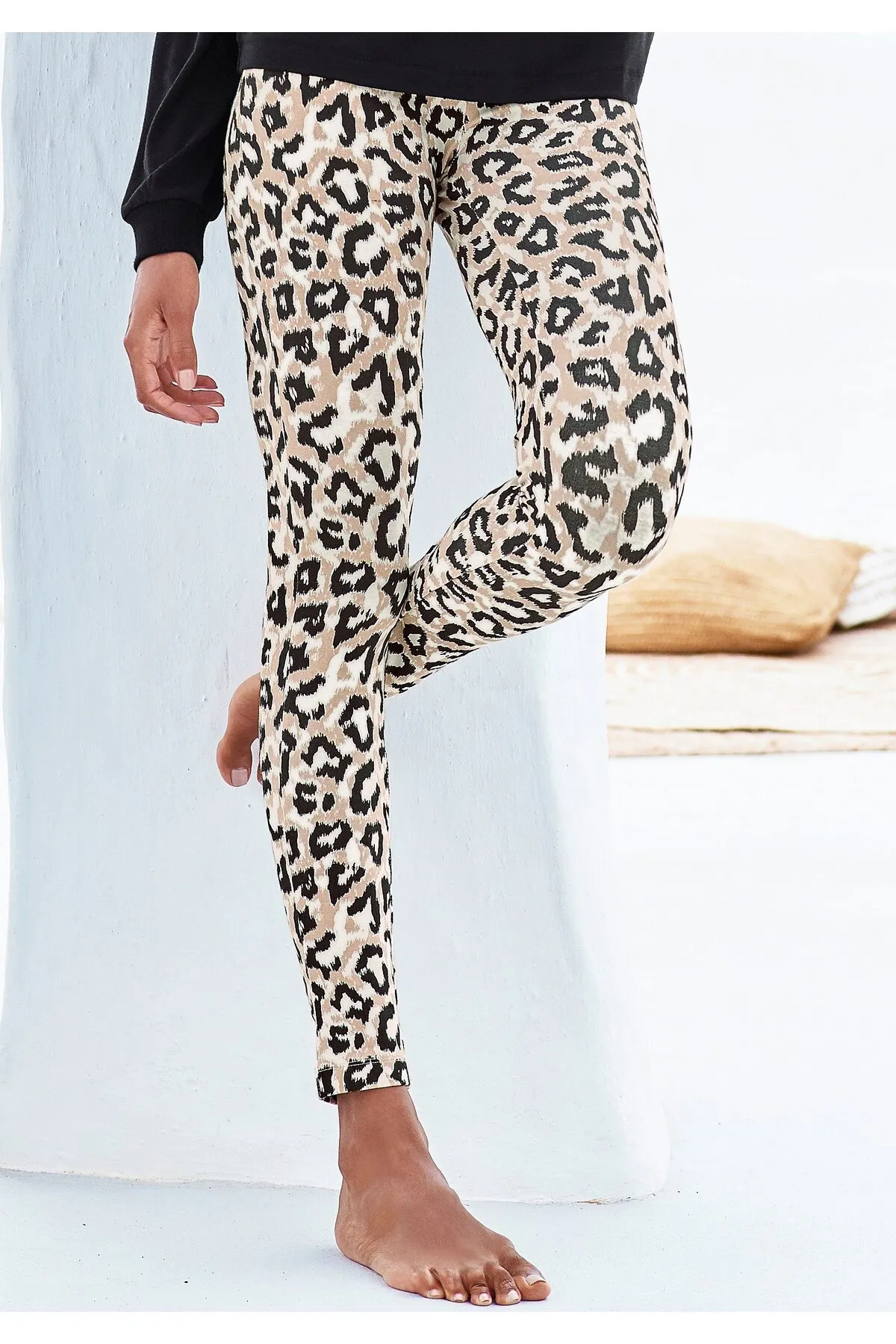 LASCANA  Pyjamahose - Ecru - Relaxed
