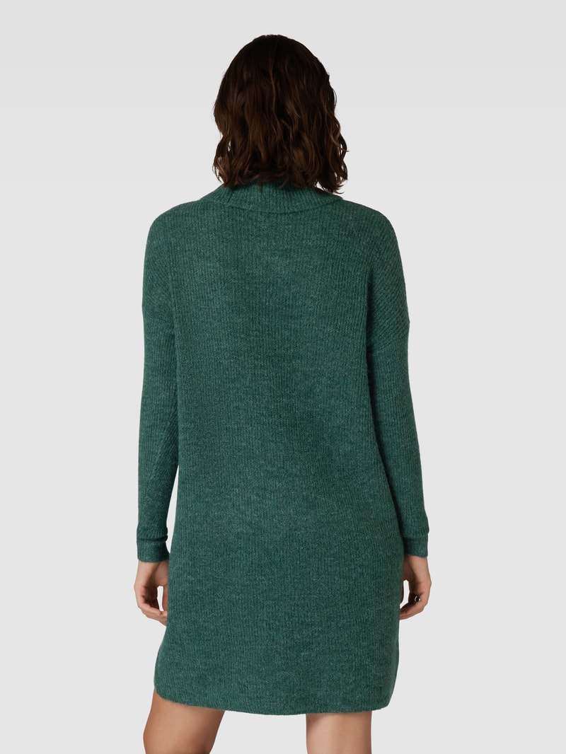 Strickkleid mit Rollkragen Modell 'ONLJANA' in bottle meliert