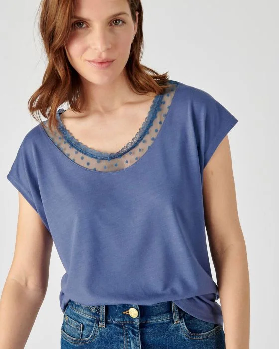 T-shirt Thermol'love tulle plumetis
