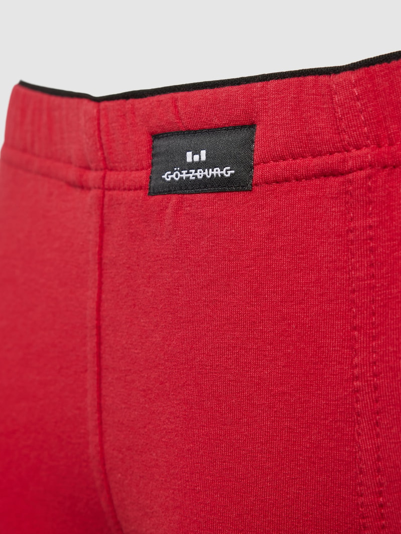 Trunks mit Label-Detail Modell 'LASTIC' im 2er-Pack in rot