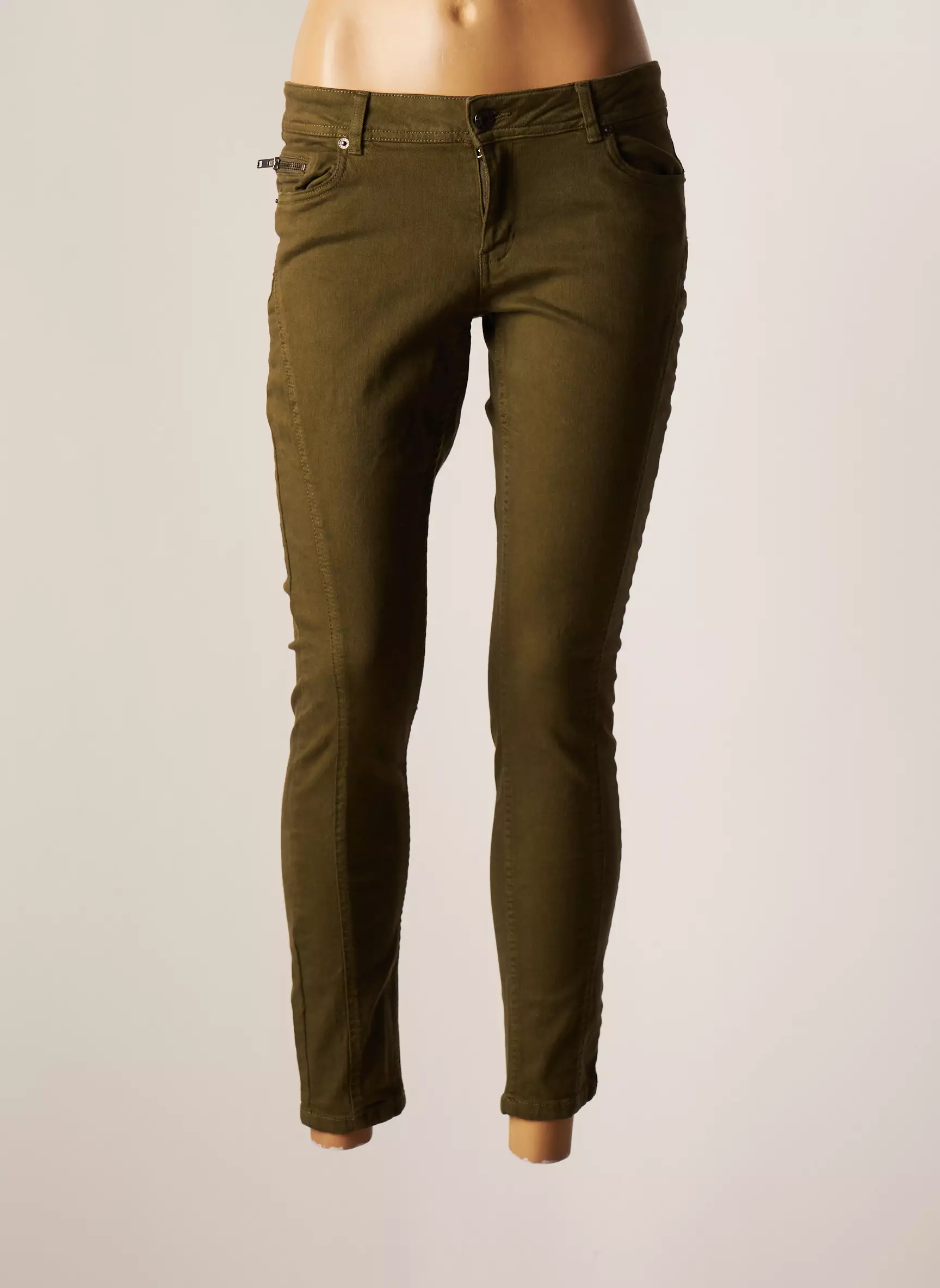 Vero Moda Pantalons Slim Femme couleur vert