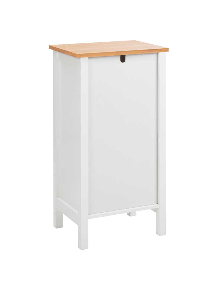 Beliani Badezimmerschrank ALAMOS in Weiß/Heller Holzfarbton günstig kaufen onesize