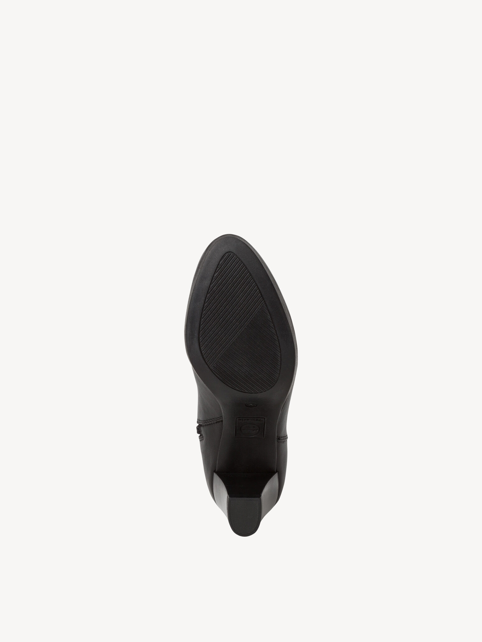 Bottine en cuir - noir