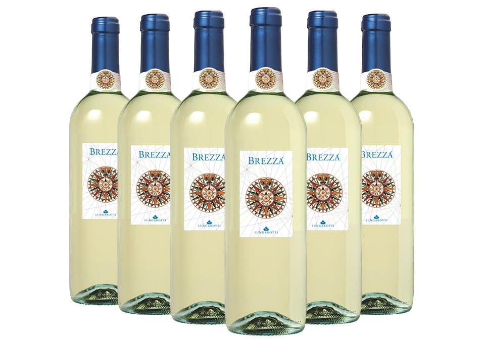 Umbria IGT Brezza Bianco 2022 Lungarotti 6 bouteilles de 0,75 ℓ