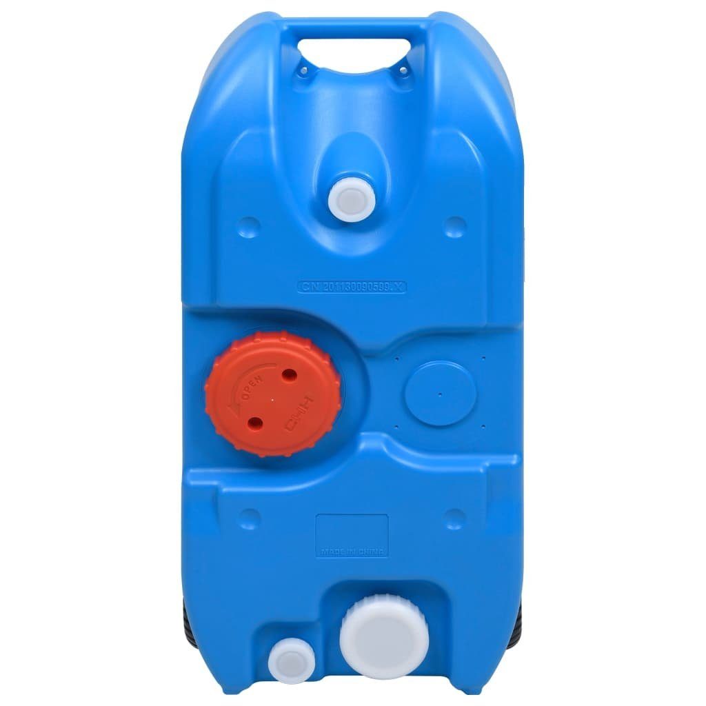 vidaXL Campingtoilette Camping-Wassertank mit Rollen 40 L Blau
