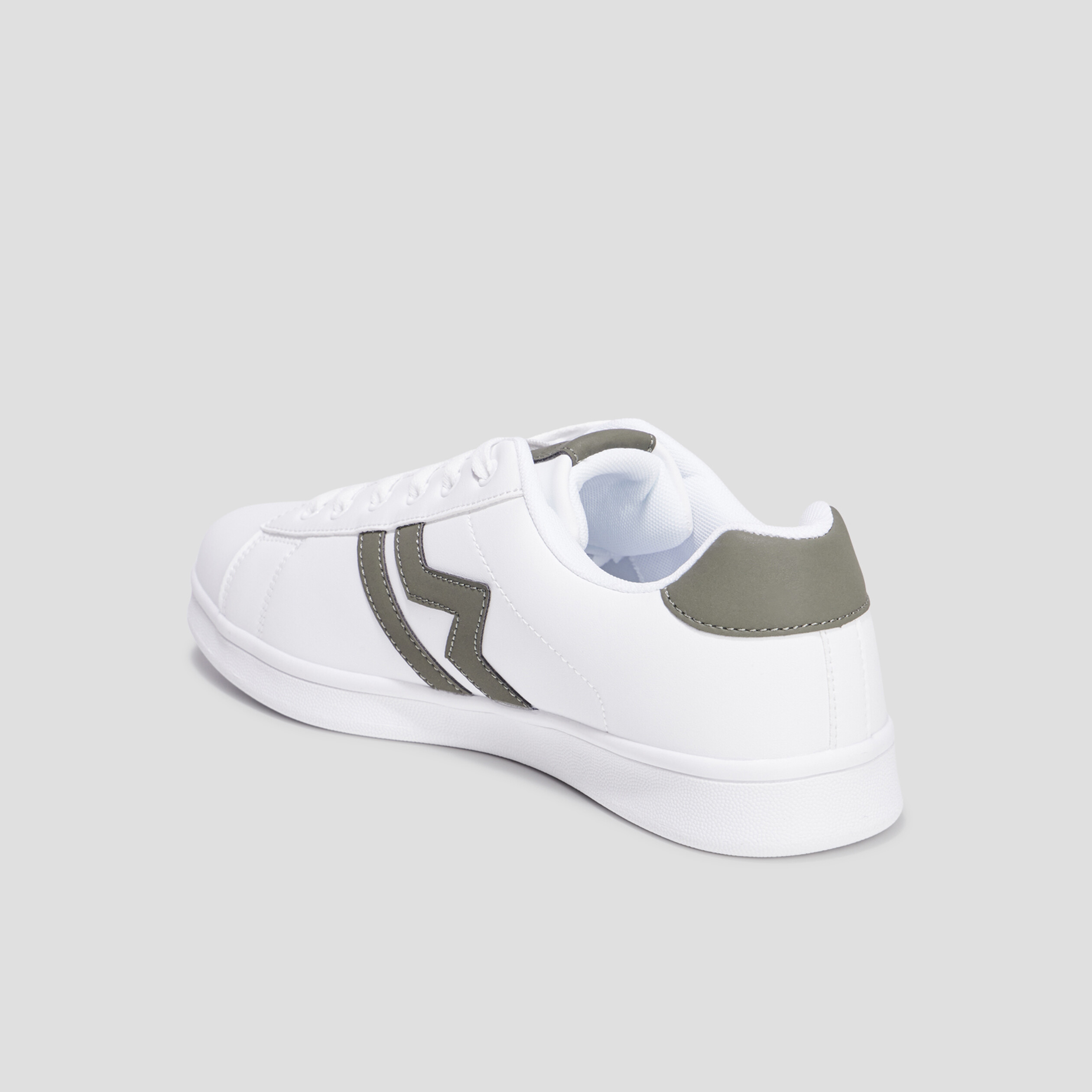 Tennis basses à lacets Creeks Thisto blanc homme | La Halle