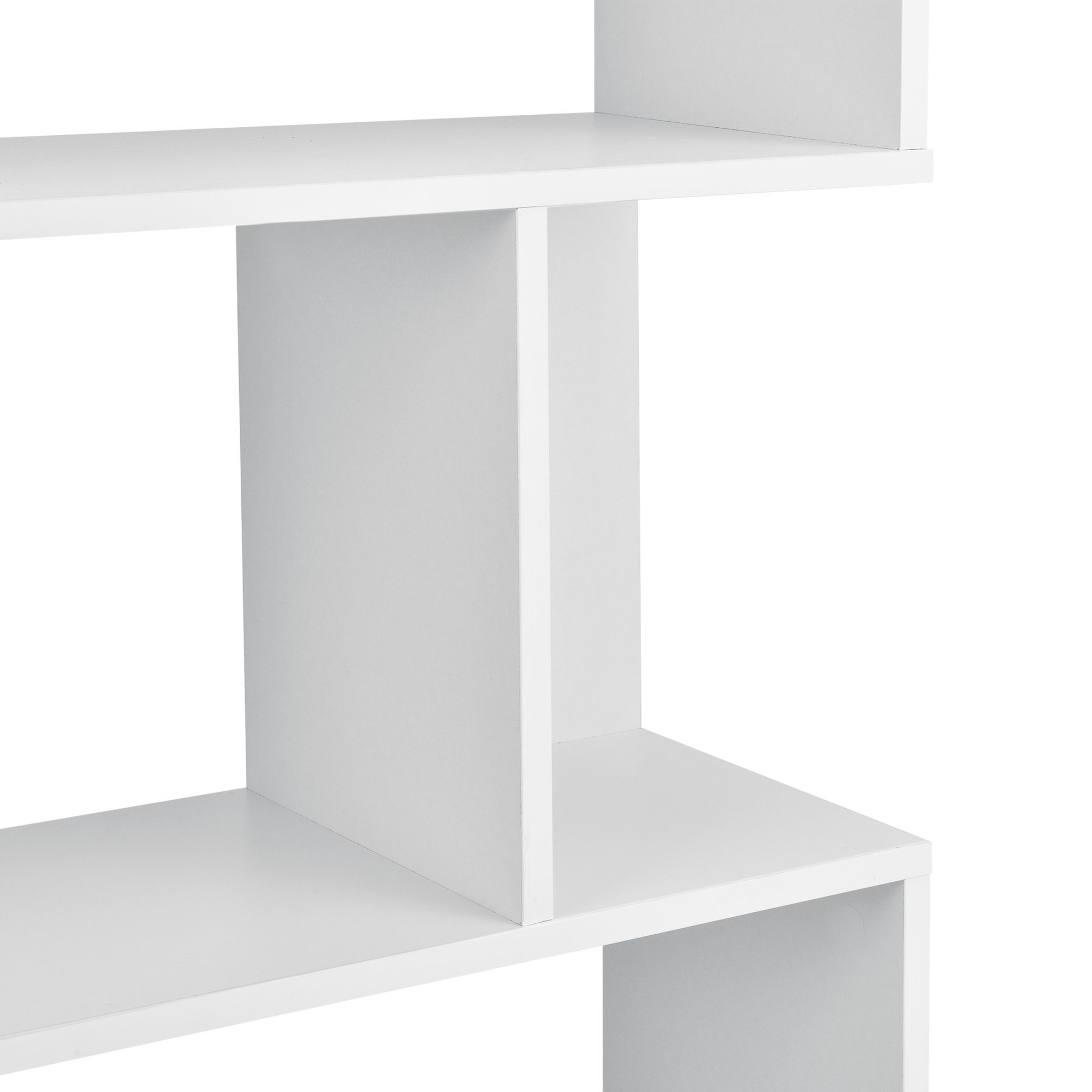 en.casa Bücherregal, Borrby Standregal 192x80x24cm Weiß