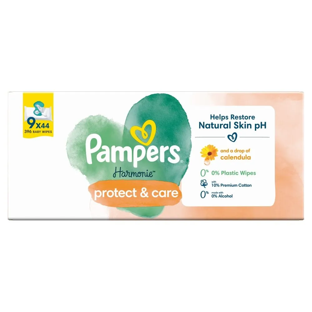 Pampers Harmonie Protect&care vlažne maramice od nevena