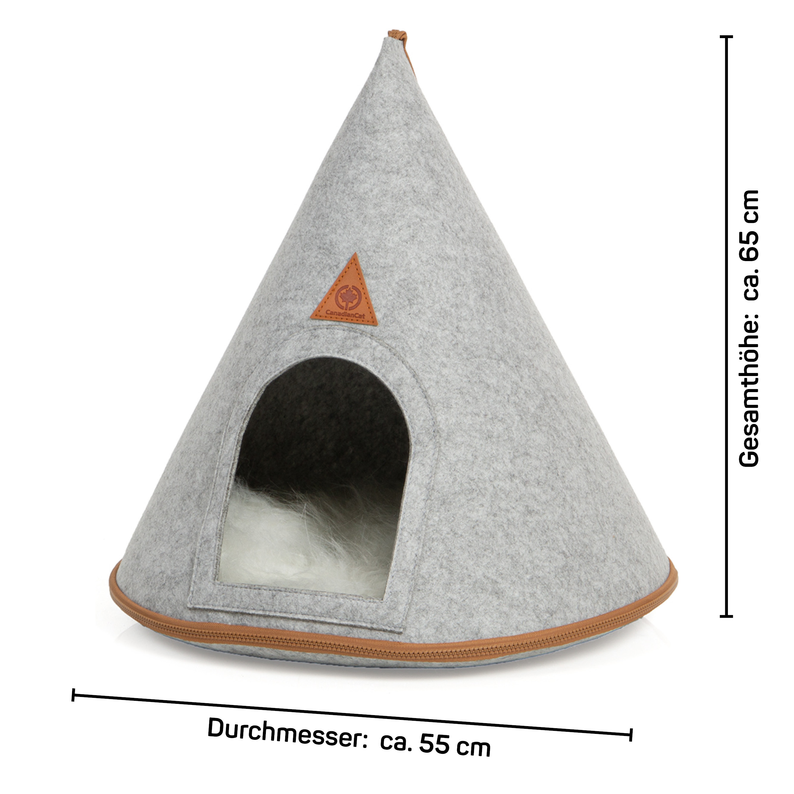 Canadian Cat Katzenhöhlen Canadian Cat Company Katzenzelt Cone
