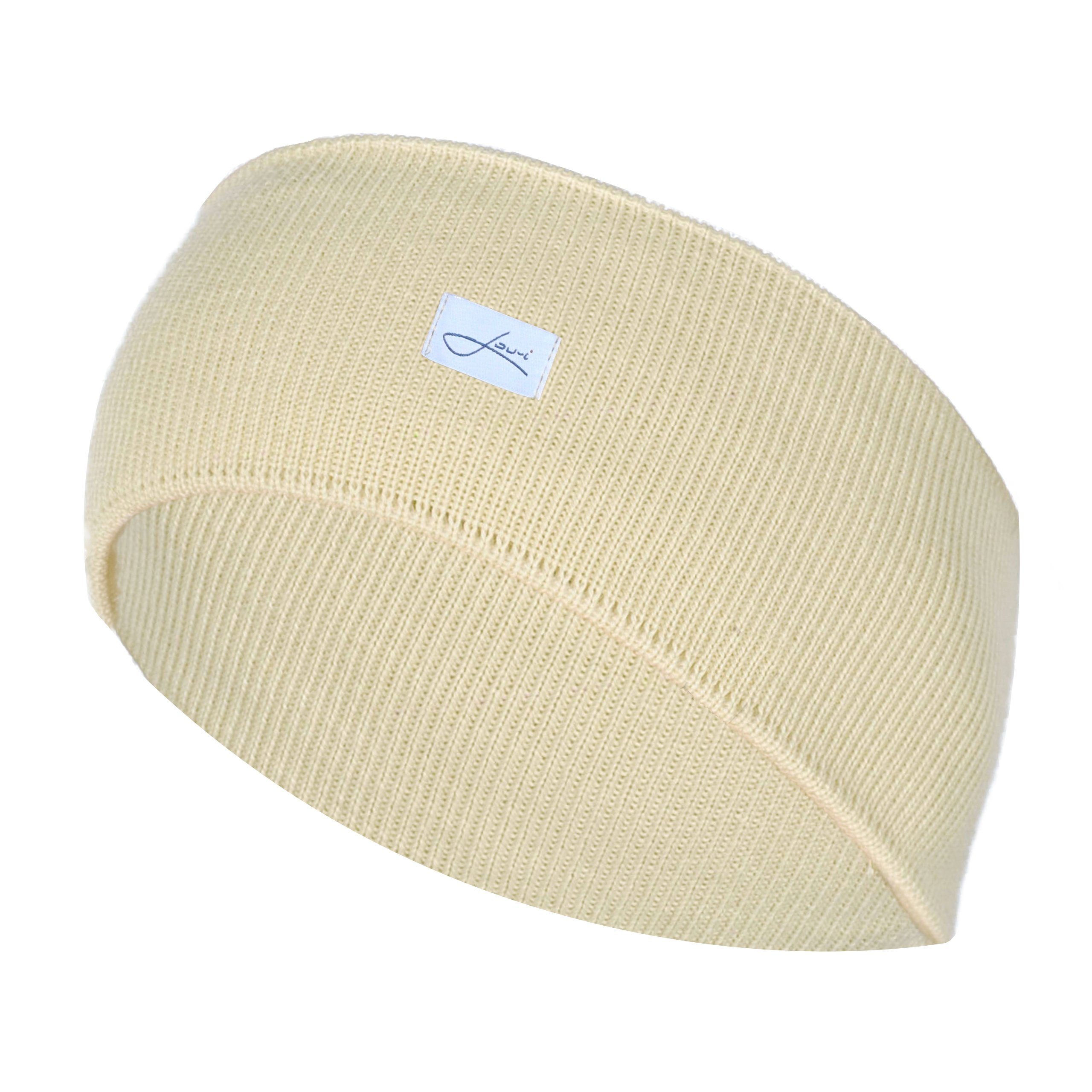 Lou-i Stirnband Stirnband aus Schurwolle Made in Germany mulesingfreie Merinowolle