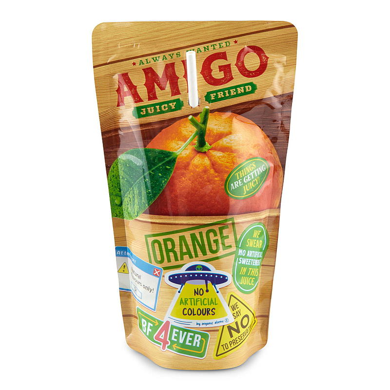 Amigo Fruktdrikk 8x200 ml Amigo appelsin
