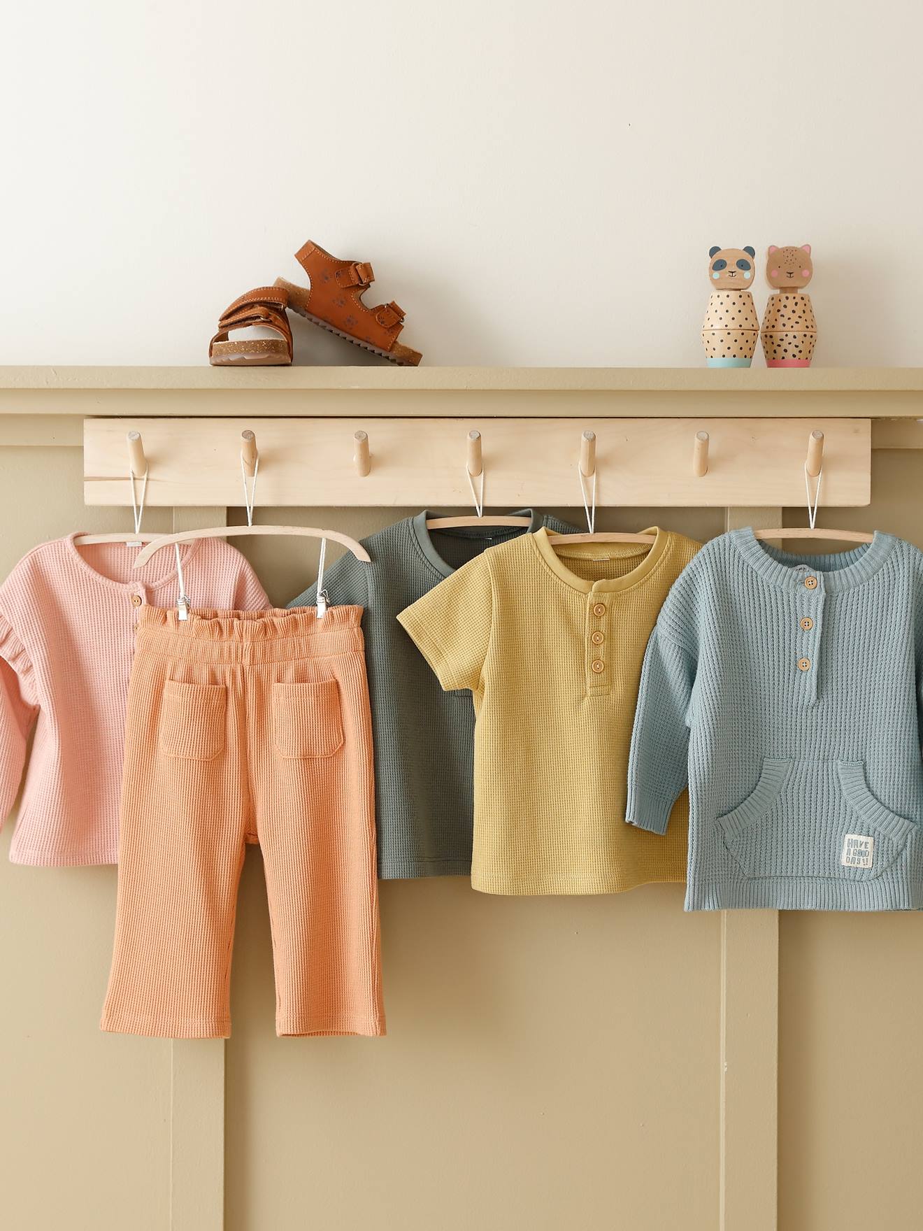 Vertbaudet Baby T-Shirt Oeko-Tex - camel