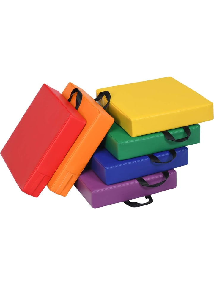 COSTWAY 6er Set Stuhlkissen in Bunt günstig kaufen onesize
